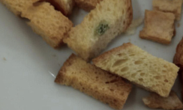 Ученики школы №358 Московского района получили на обед хлеб с плесенью