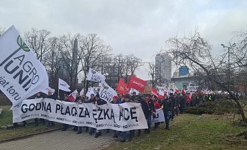 В Польше аграрии протестуют против политики властей