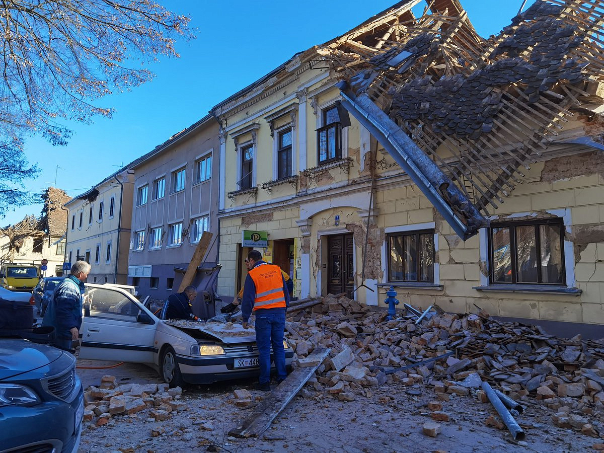 Мощнейшее землетрясение произошло в Хорватии