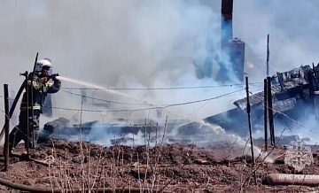 В Забайкальском крае начали проверку после пожара в СНТ