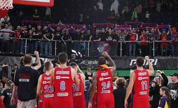 Баскетболисты ЦСКА обыграли "Уралмаш" в матче Единой лиги ВТБ