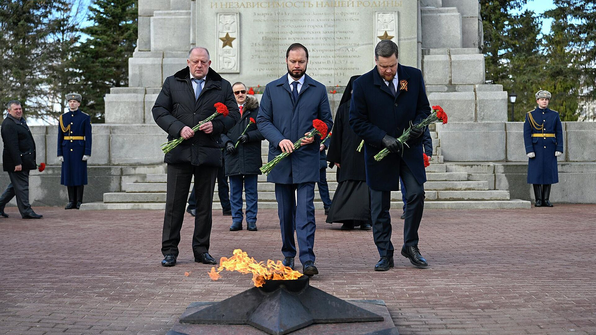 Королев почтил память героев, павших в боях подо Ржевом