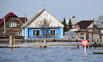 Уровень воды в реке Тобол у Кургана снизился до 707 сантиметров