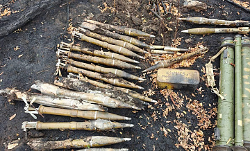 В ЛНР обнаружили схрон с оружием и боеприпасами