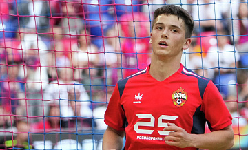 Игрок ЦСКА Глебов вошел в топ три футболистов до 21 года по числу ускорений