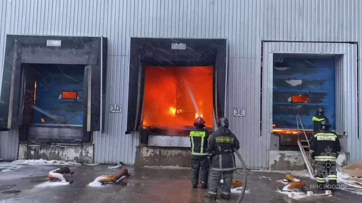 Прокуратура назвала причину пожара на складе в Подмосковье