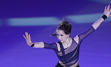 Валиева исполнила четверной прыжок на тренировке