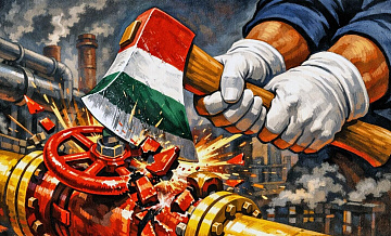 Венгрия перекрыла газ Украине и тем самым подписала два смертных приговора