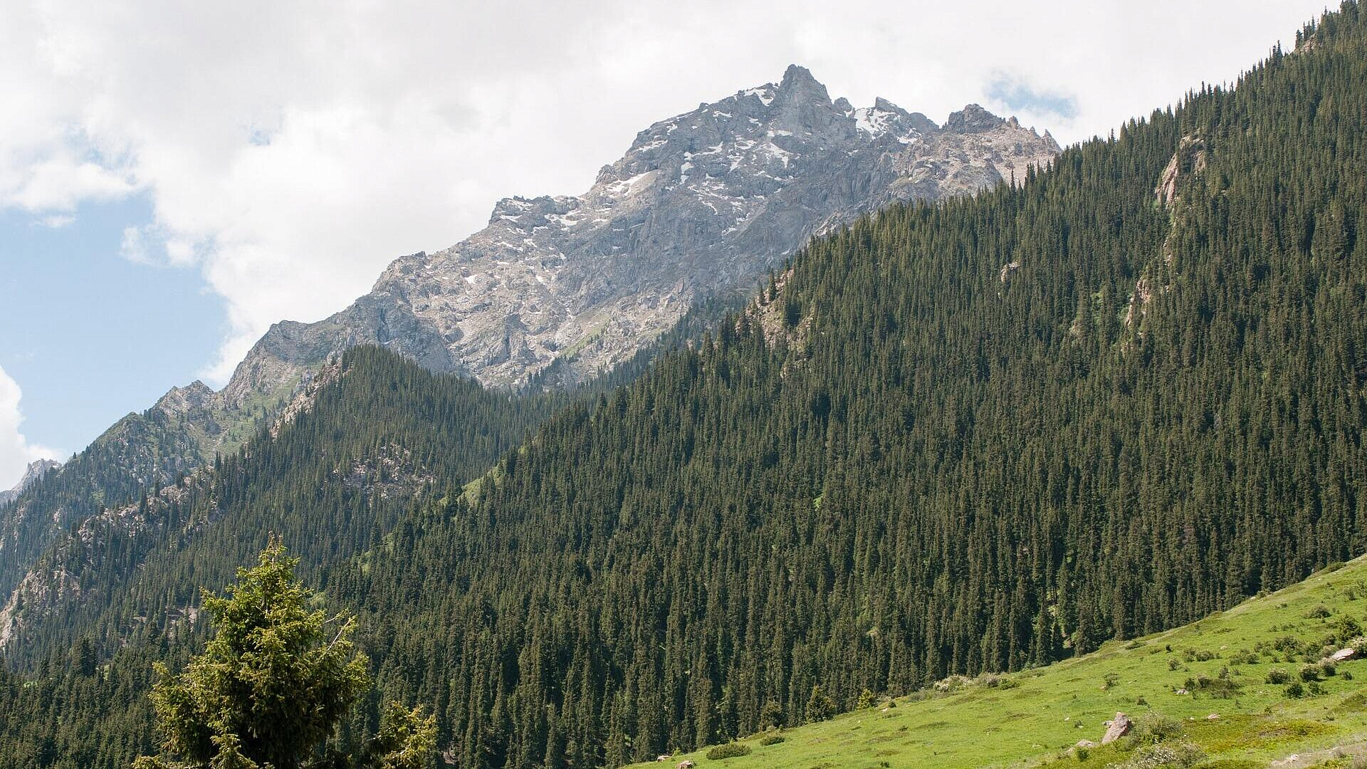 В Киргизии спасли двух российских альпинистов, заблудившихся в горах