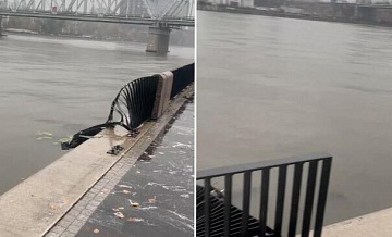 Водолазы нашли машину, вылетевшую в Москву-реку