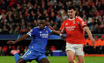 Гол Винисиуса принес "Реалу" победу над "Бенфикой" в Лиге чемпионов