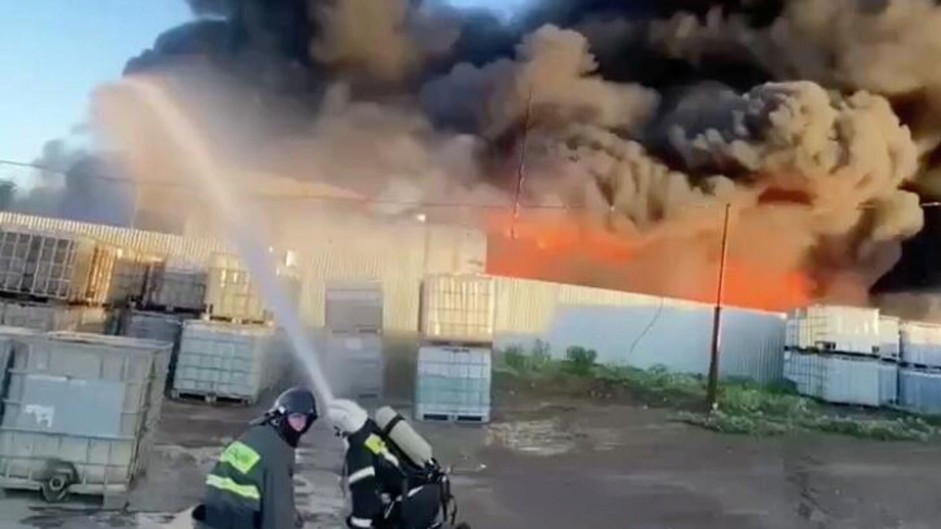 В Ульяновске ликвидировали открытое горение рядом с ТЭЦ-2
