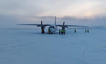Командира Ан-24, приземлившегося на замерзшую реку в Якутии, уволили