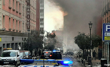 При взрыве в Мадриде пострадали шесть человек
