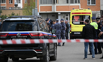 Двор, где при взрыве погиб генерал Москалик, оцепили
