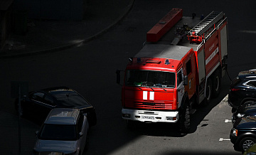 В Москве на проспекте Багратиона загорелся автомобиль