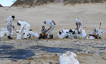 Новый пункт накопления мазута в Анапе ускорил вывоз песка с пляжей