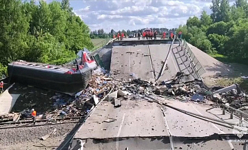К подрыву моста в Брянской области в мае причастны военные ВСУ, заявил СК