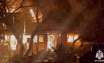 Пожар в штабе волонтеров в Анапе локализовали