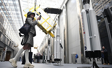 В Москве открылась самая высокая в Европе экспозиция на космическую тему
