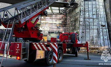 Пожар на кровле ТЦ в Ростове-на-Дону ликвидировали