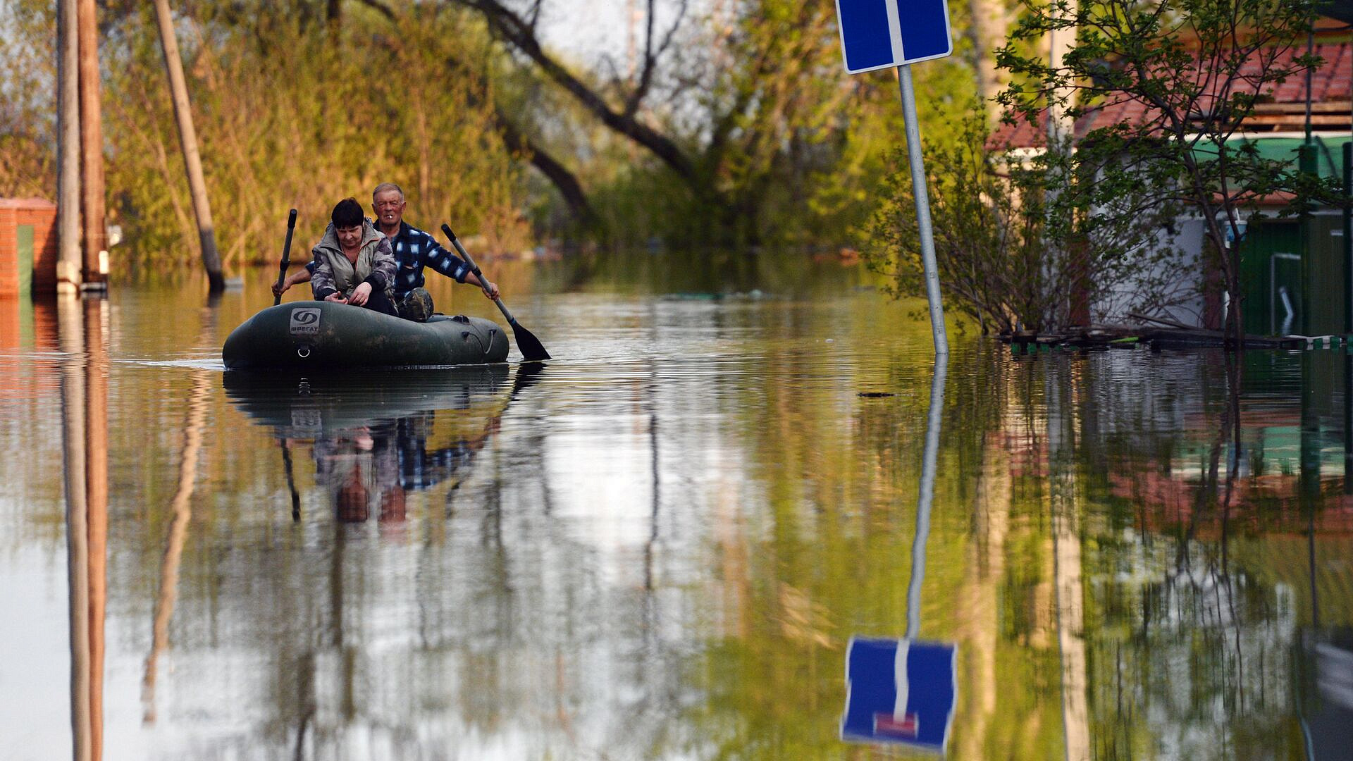Пик уровня воды в Ишиме в Тюменской области ожидается сегодня