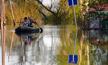 Пик уровня воды в Ишиме в Тюменской области ожидается сегодня