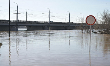 В Оренбурге нашли обломки скейт-парка, унесенного водой