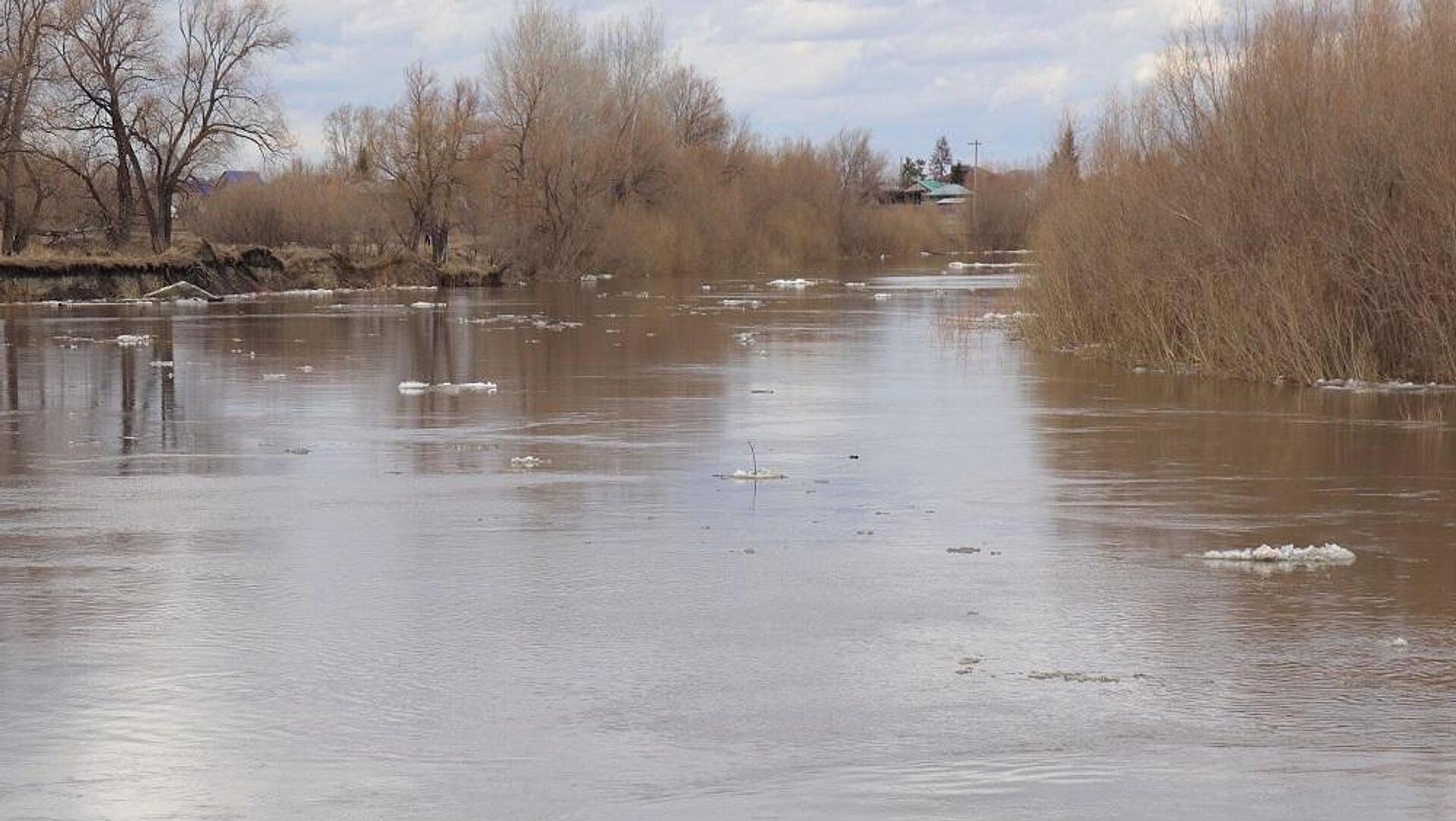 Уровень реки Тобол в Тюменской области поднялся на 80 см
