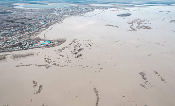 Уровень воды в реке Ишим в селе Абатское поднялся на семь сантиметров