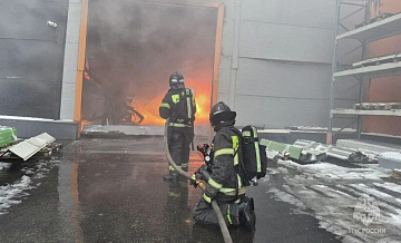 В Тульской области на заводе ликвидировали открытое горение