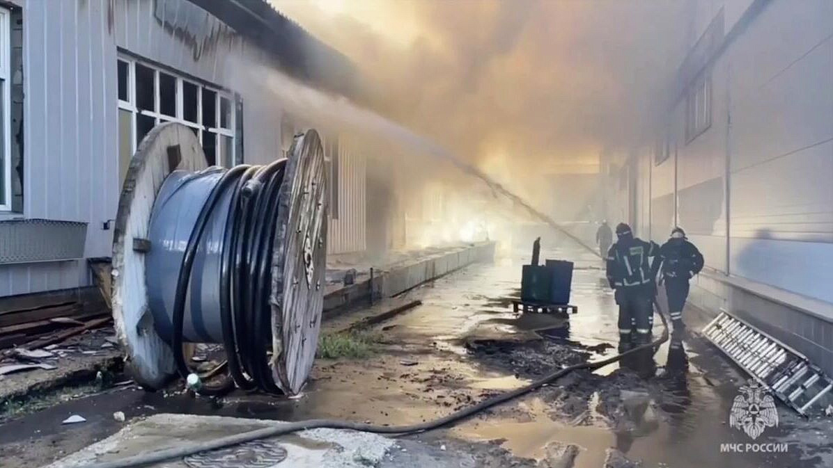 В Подольске вспыхнула школа