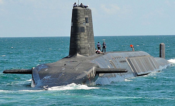 Британская подлодка типа "Vanguard" едва избежала катастрофы