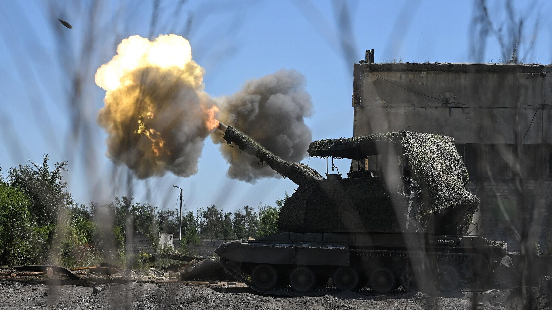 САУ уничтожила минометный расчет ВСУ под Авдеевкой