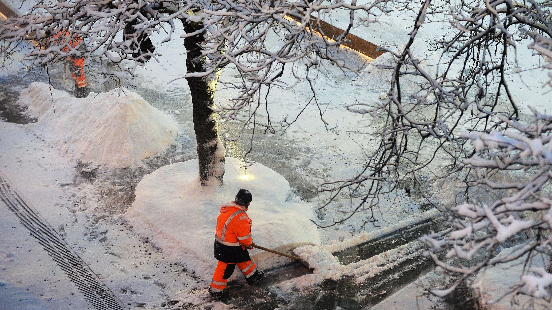 Сугробы в Москве выросли до 65 сантиметров