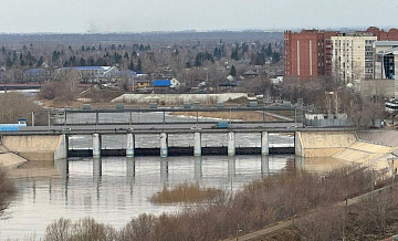 Уровень воды в реке Тобол у Кургана составляет 343 сантиметра