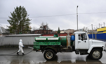 В Курганской области провели дезинфекцию 66 домов за сутки