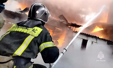 В Вологде загорелся ресторан