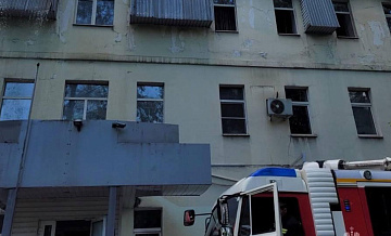 В Москве потушили пожар в административном здании