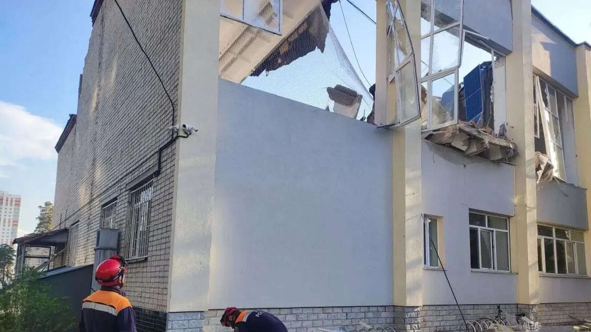 Корпус колледжа в Екатеринбурге, где обрушилась кровля, было после ремонта