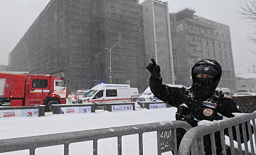 Пожар на Пушкинской площади в Москве потушили
