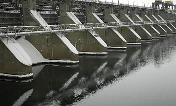 На крыше Нижегородской ГЭС произошло возгорание