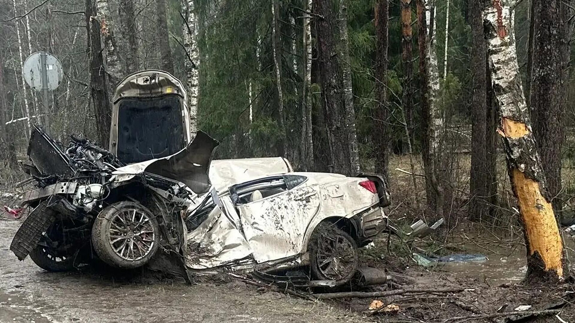 В Нижегородской области "Лексус" попал в смертельное ДТП