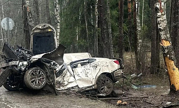 В Нижегородской области "Лексус" попал в смертельное ДТП