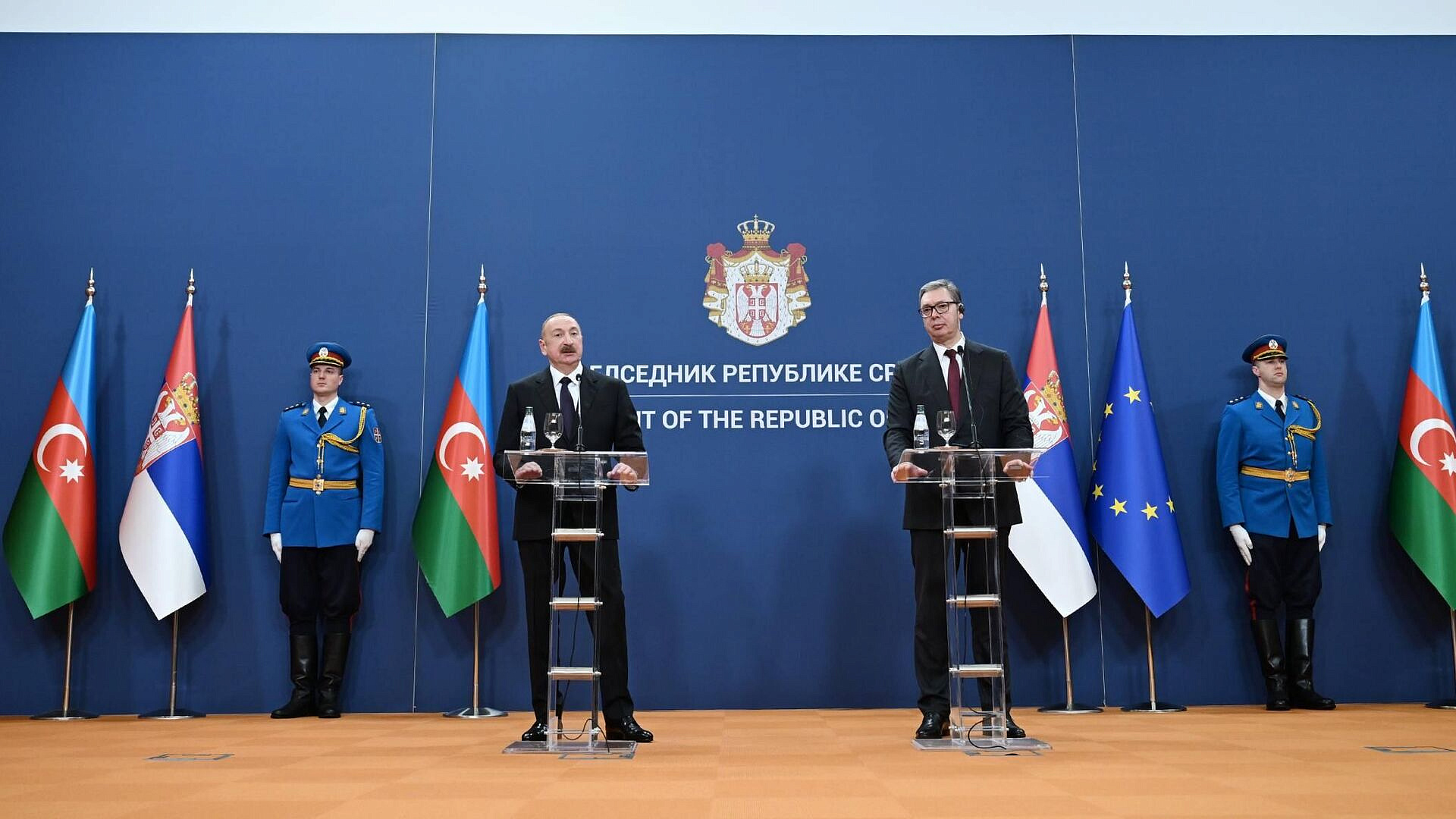 Алиев заявил о готовности Азербайджана сотрудничать с Сербией в энергетике