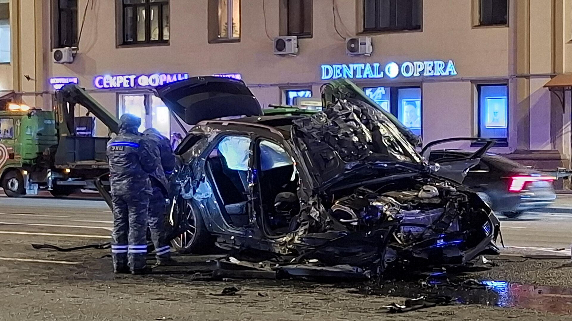 Число погибших в ДТП в центре Москвы увеличилось до двух