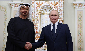 Песков рассказал о встрече Путина и президента ОАЭ