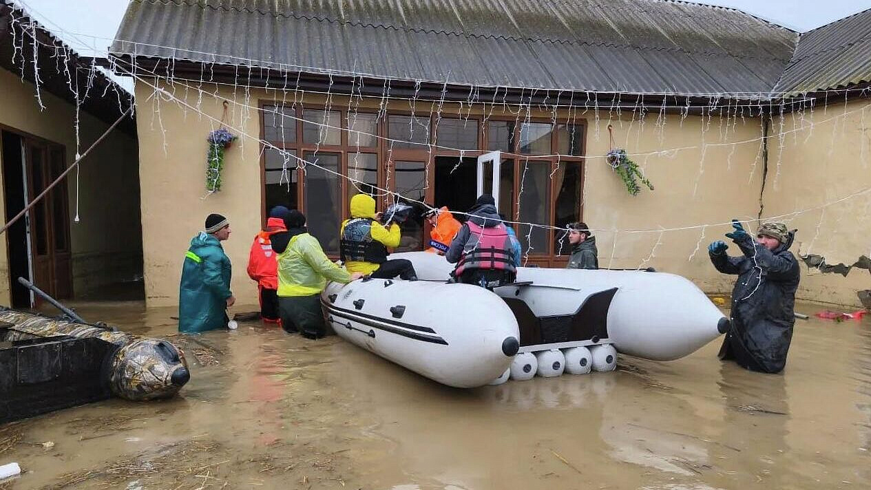В Хасавюртовском районе Дагестана паводкам подверглись 2,4 тысячи гектаров