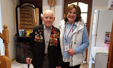 Один из старейших жителей Калининградской области проголосовал на дому