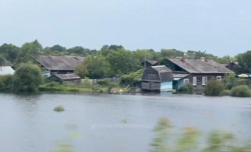 В Приморье река Кулешовка разлилась из-за ливней